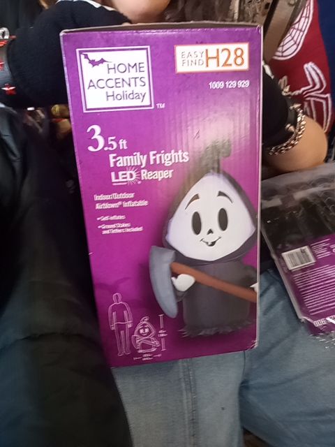 New Halloween light up reaper inflatable