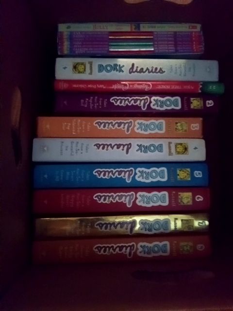 Hard back dork diaries book