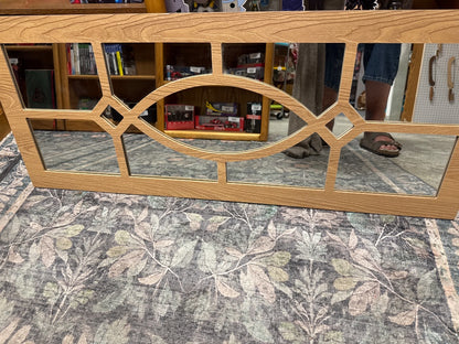 Detailed Wooden Mirror