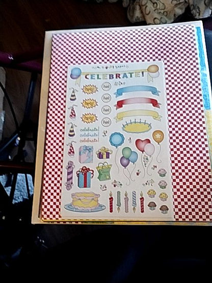 Cream W/ Gold Trim  Scrapbook Starter Kit