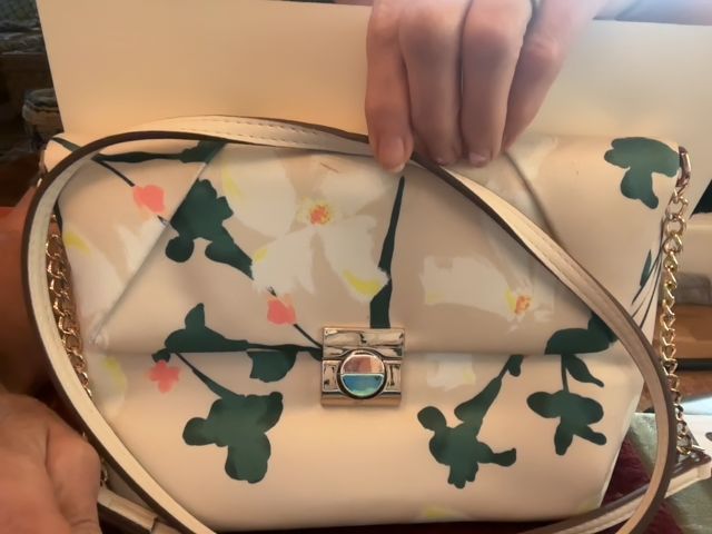 Floral/Champagne A New Day Silk Crossbody Formal