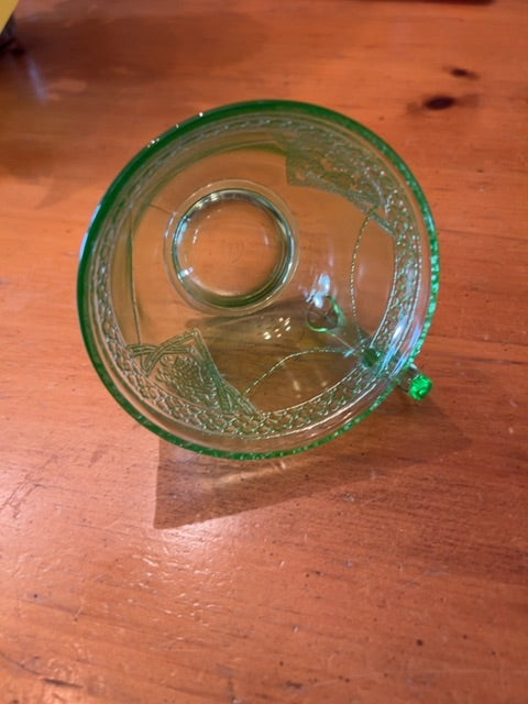 Antique Federal Uranium Glass Cup