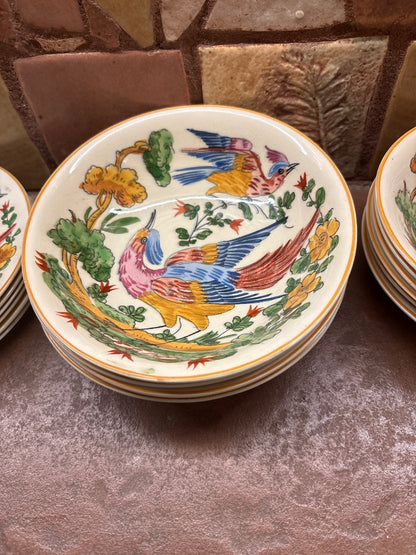 Gray and green Royal Adams 17 pc antique Titan Ware