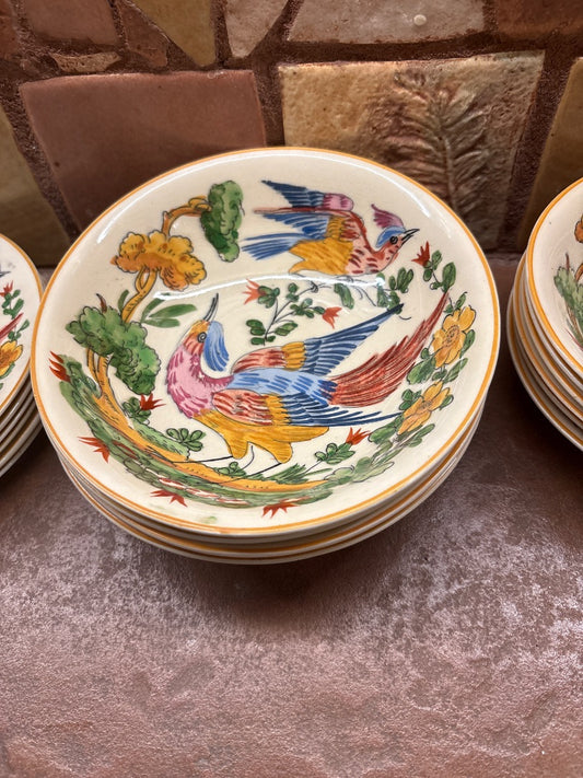 Gray and green Royal Adams 17 pc antique Titan Ware