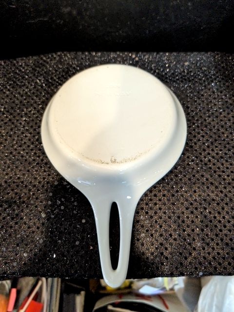 vintage Figgjo Flint Norway ceramic serving pan with a handle