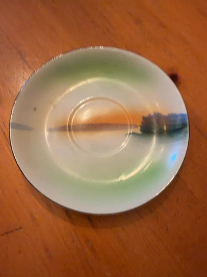 Vintage hand painted Japanese porcelain set