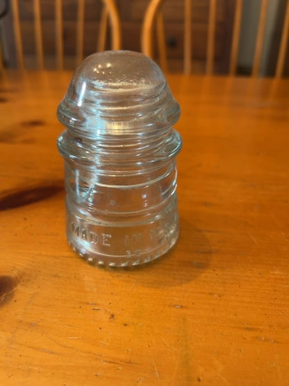 Vintage glass insulator