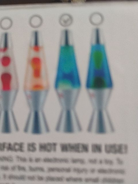 Blue  Lava Lamp