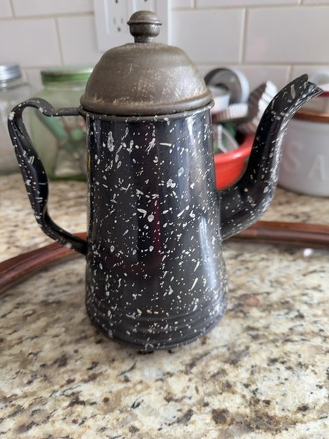 Enamelware Gray agate enamel coffee