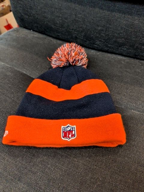 Denver Broncos Beanie with Pom