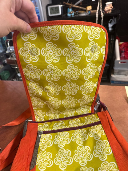 Orange haiku purse