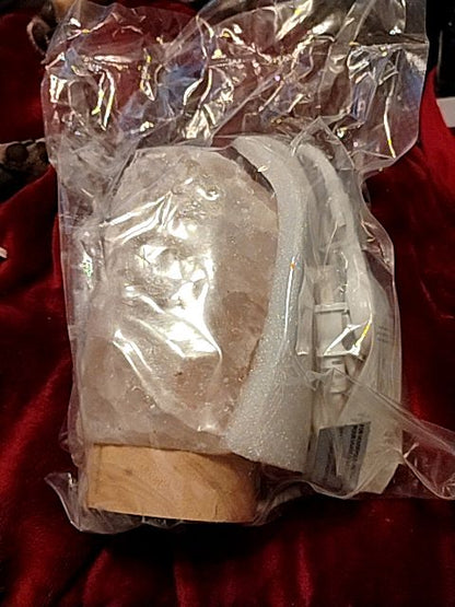 Light orange Levoit Natural Himalayan Salt Lamp