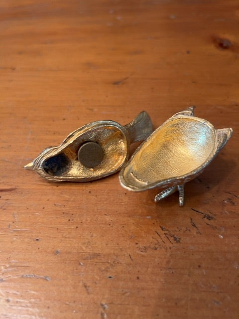 Vintage Florenza bird trinket box