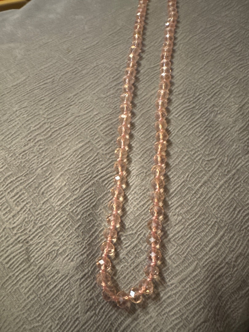Blush Beaded Necklace