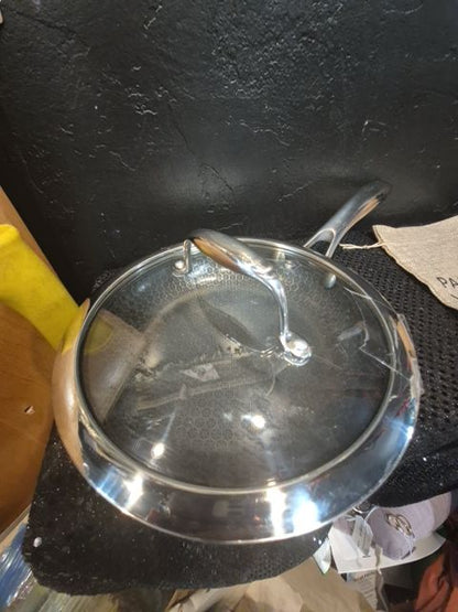 HexClad 8" Non-Stick Skillet w/Tempered Glass Lid