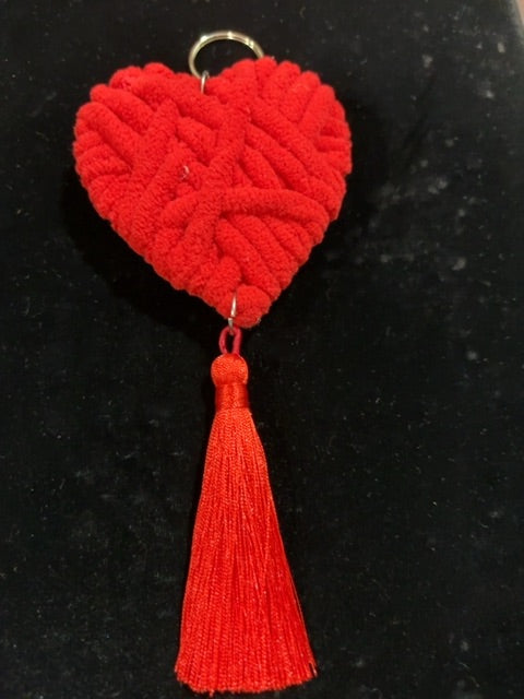Heart key chain