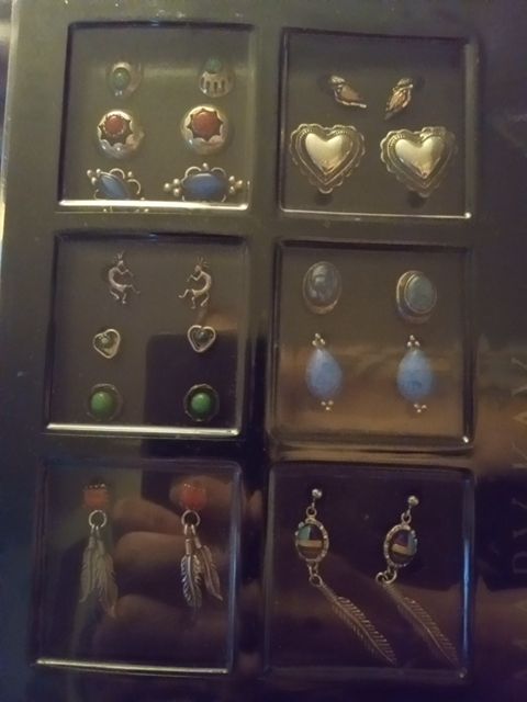 Sterling silver  Sterling silver stud earrings