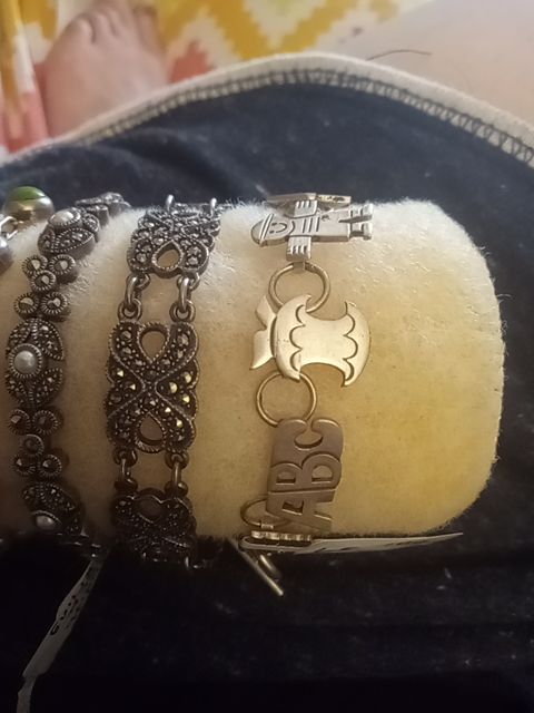 Sterling school house bracelet