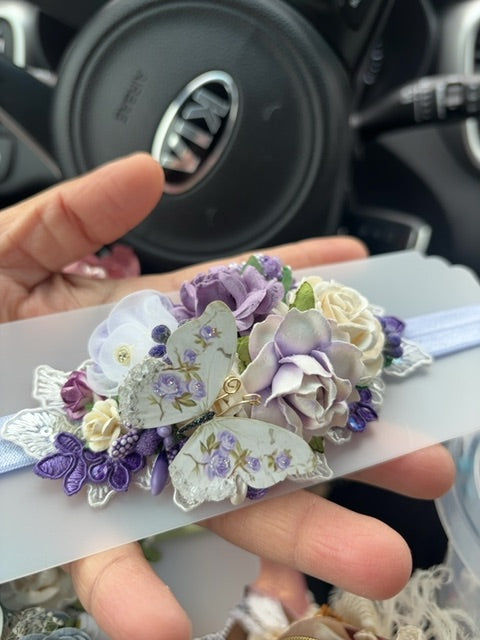 Butterfly love bby headband