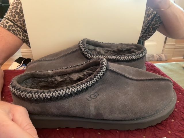 Grey UGG Tasman Slipper, 10