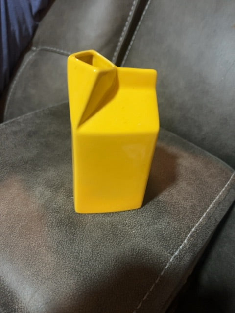 Ceramic milk carton