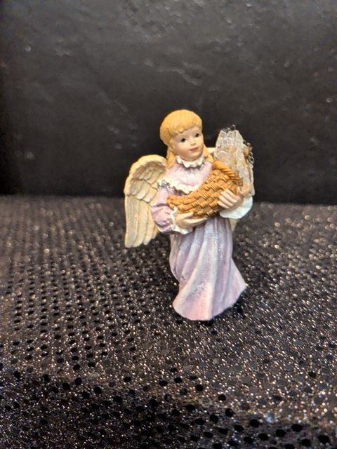 Little Angel of Giving Longaberger Basket Cornucopia Lace