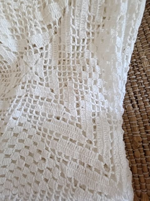 Antique table cloth - square