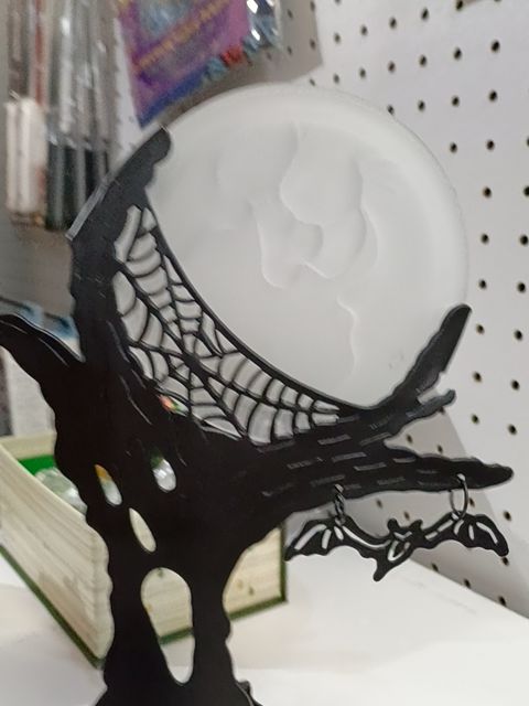 Partylite man in the moon candle holder