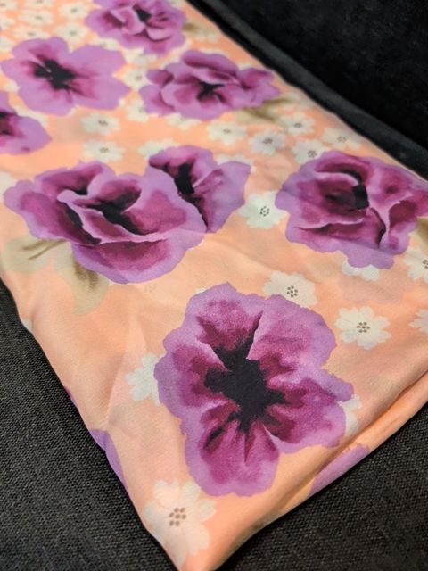 Pink & Purple Floral Scarf