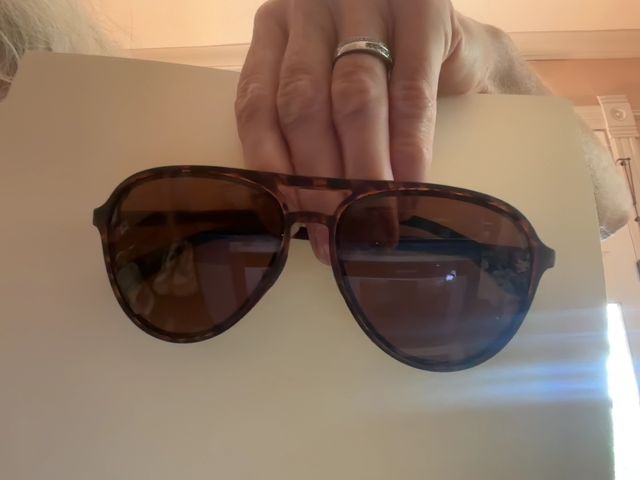 Brown Goodr Sunglasses, 5 3/4 x 2