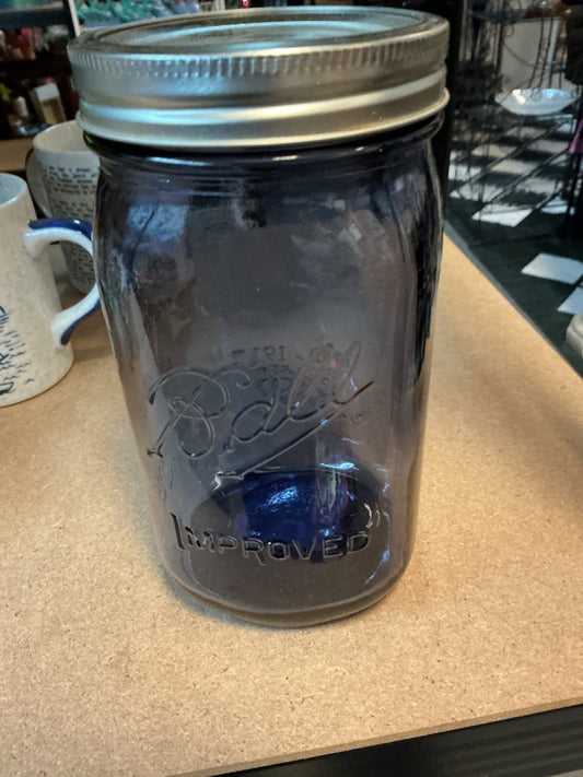 Purple ball jar