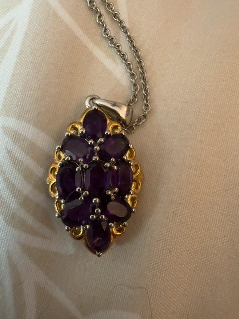 Karis STS African Amethyst necklace