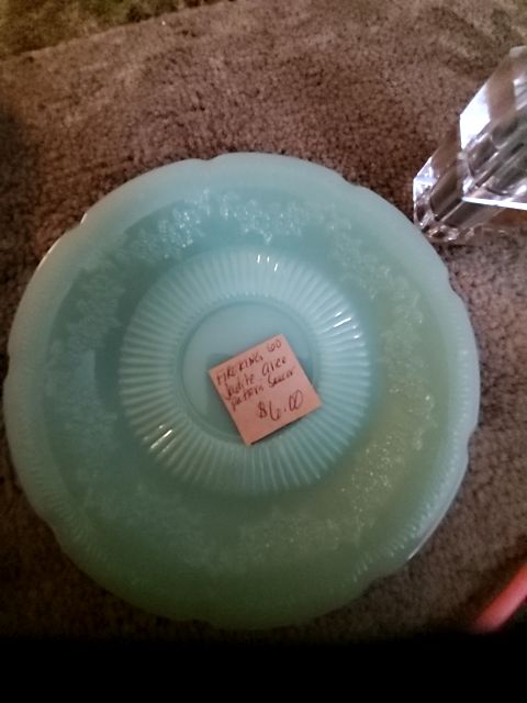 Fire king jadite saucer