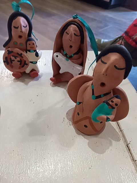 Signed Geneve Bitonee story tellers ornament