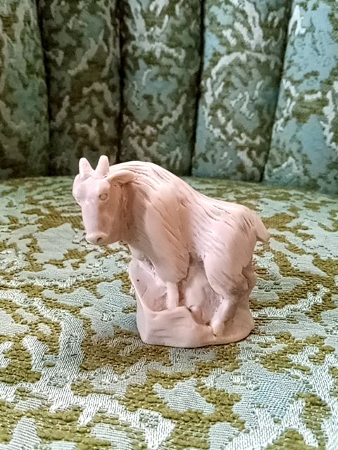 White goat figurine