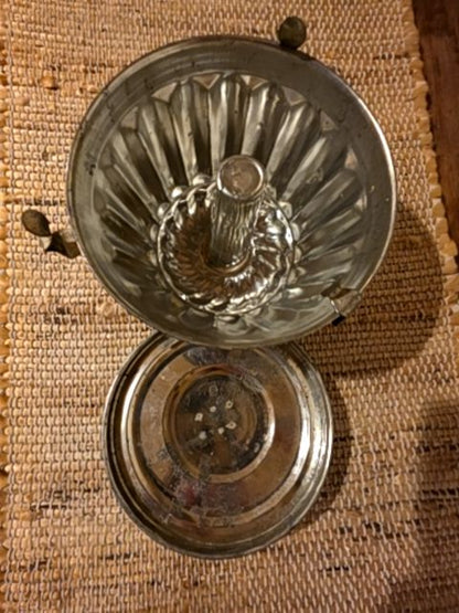 Antique jello mold, 6" dia