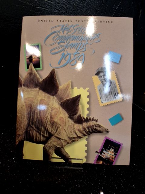 1989 Mint Set of Commemorative Stamps, 8.5" × 11"