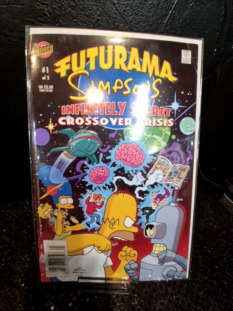 Bongo Entertainment Futurama Simpsons Infinitely Secret Crossover Crisis Comic