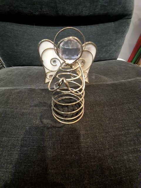 Angel Figurine Rustic-Shell Skin Wings