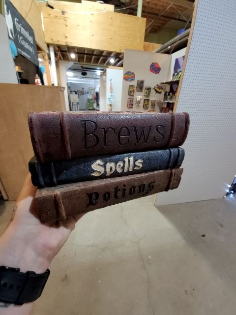 Spell book stack