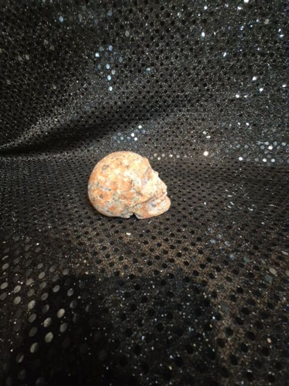 Jasper Skull Sculpture, 2"