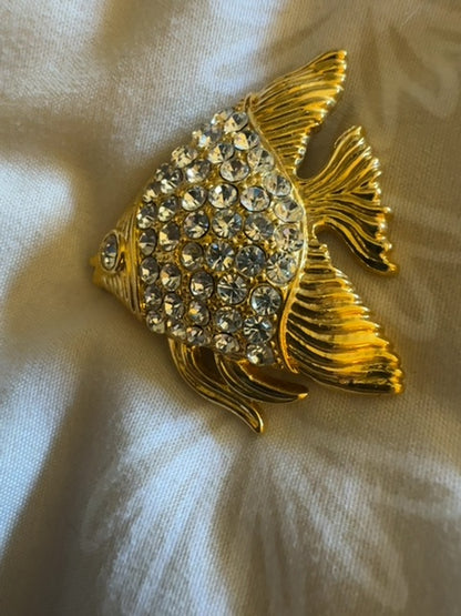 Angel fish brooch
