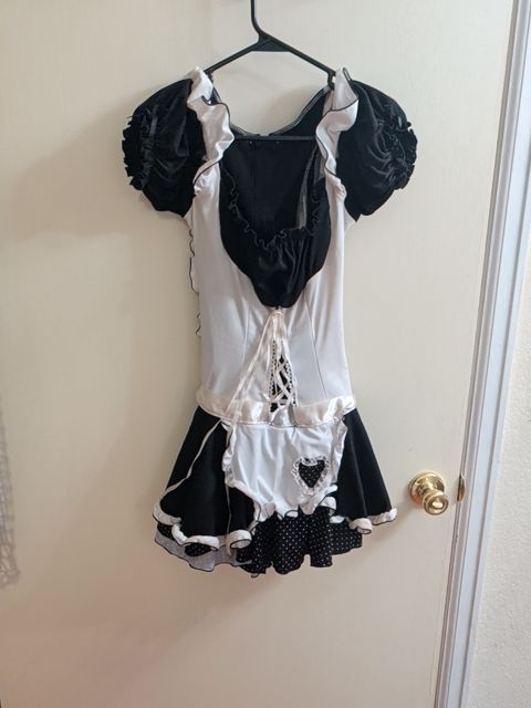 Black & White Leg Avenue Maid Costume