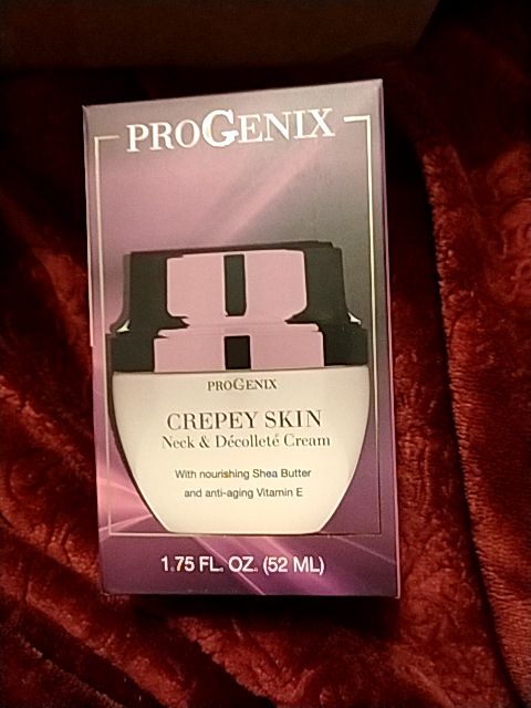 Mauve and Cream Progenix Crepey Skin Cream, 1.75 FL OZ
