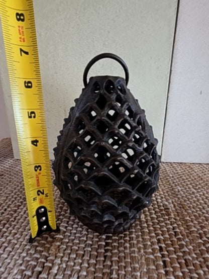 Iron pine cone lantern