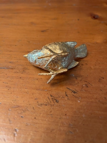 Vintage Florenza bird trinket box