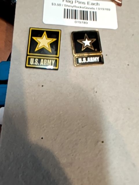 Army Pin Each