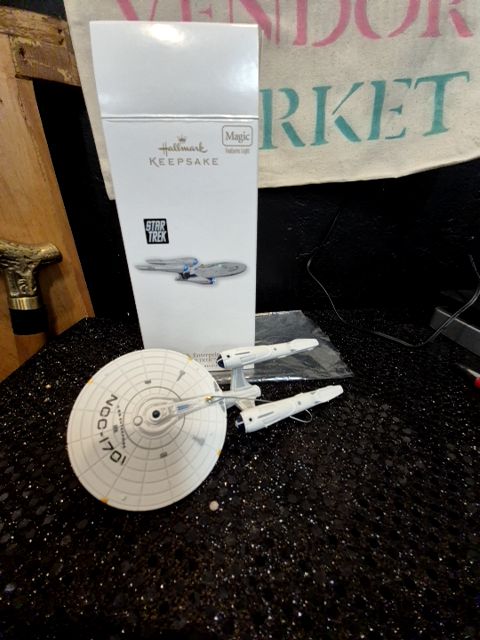 Hallmark U.S.S. Enterprise Star Trek Ornament