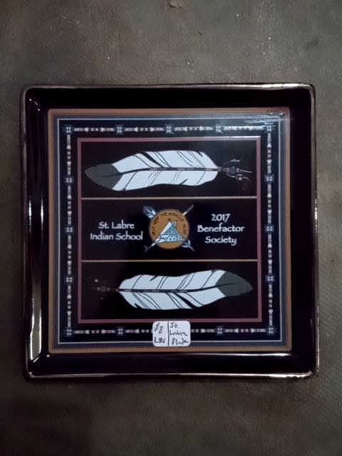 Black Unbranded St Labre Plate, Small