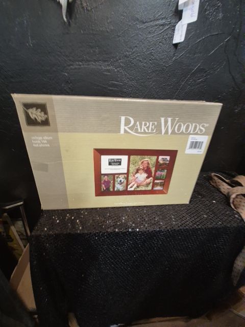 Walnut  Rare Woods Collage Album New in Box